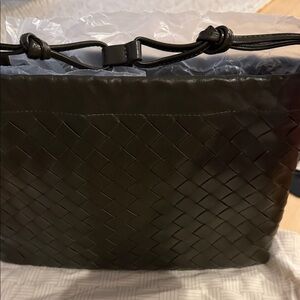 Woven Leather Shoulder Bag